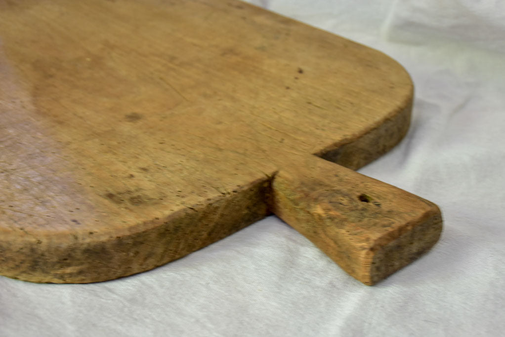 Very large rustic French cutting board with rounded edges 23¾" x 17"