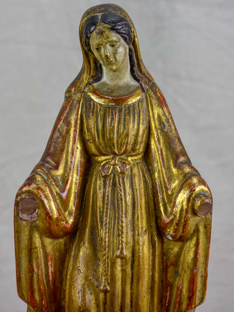 19th Century French statue of the Virgin Mary