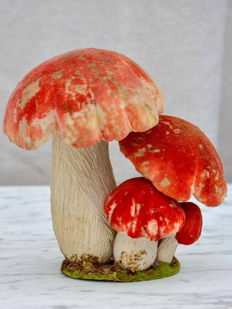 Vintage French toadstools from an epicerie