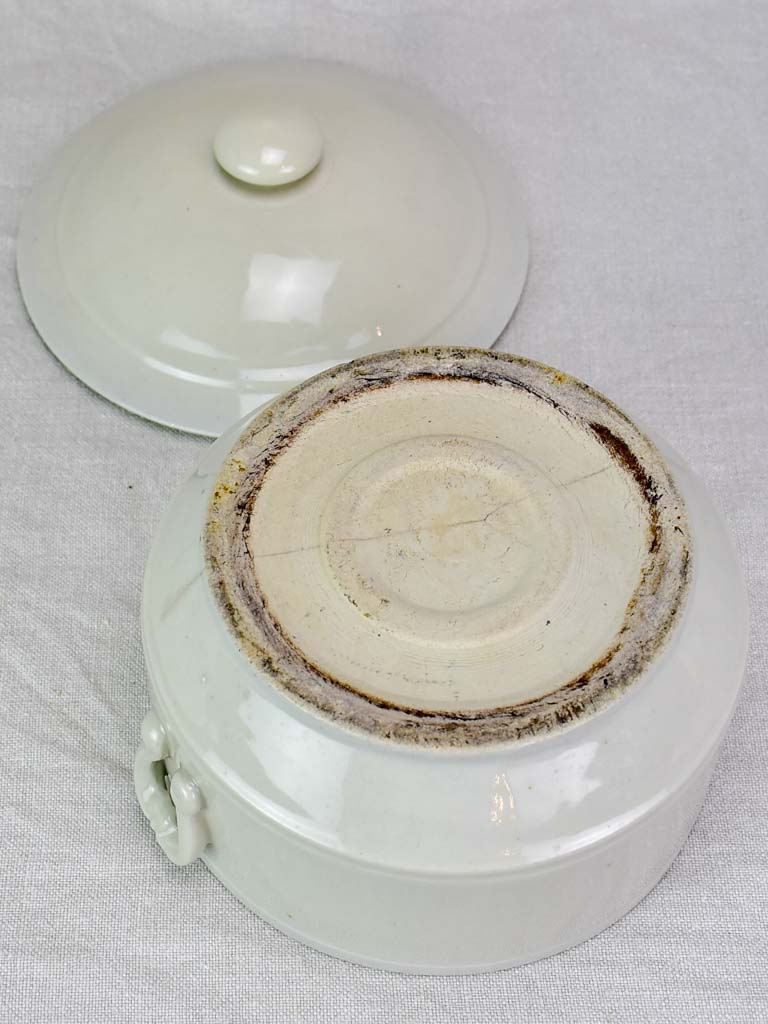 Antique French soup tureen 8¼"