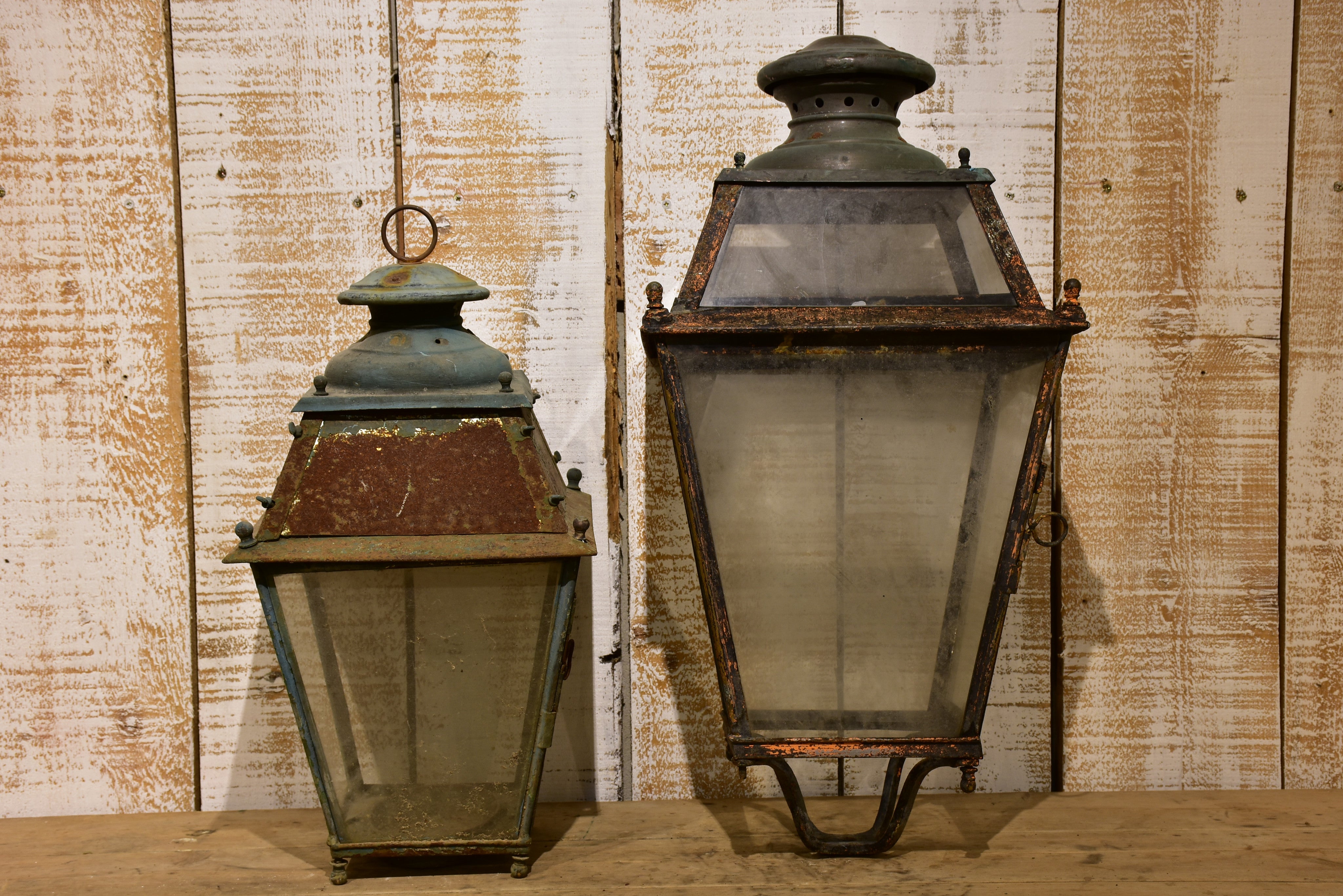 Large antique French lantern