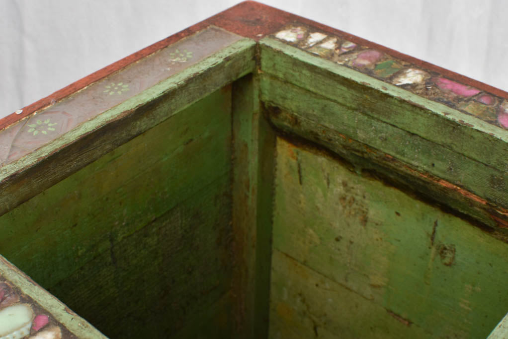 Multi-colored 19th Century Umbrella Stand