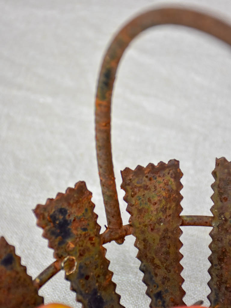 Rustic vintage fruit basket