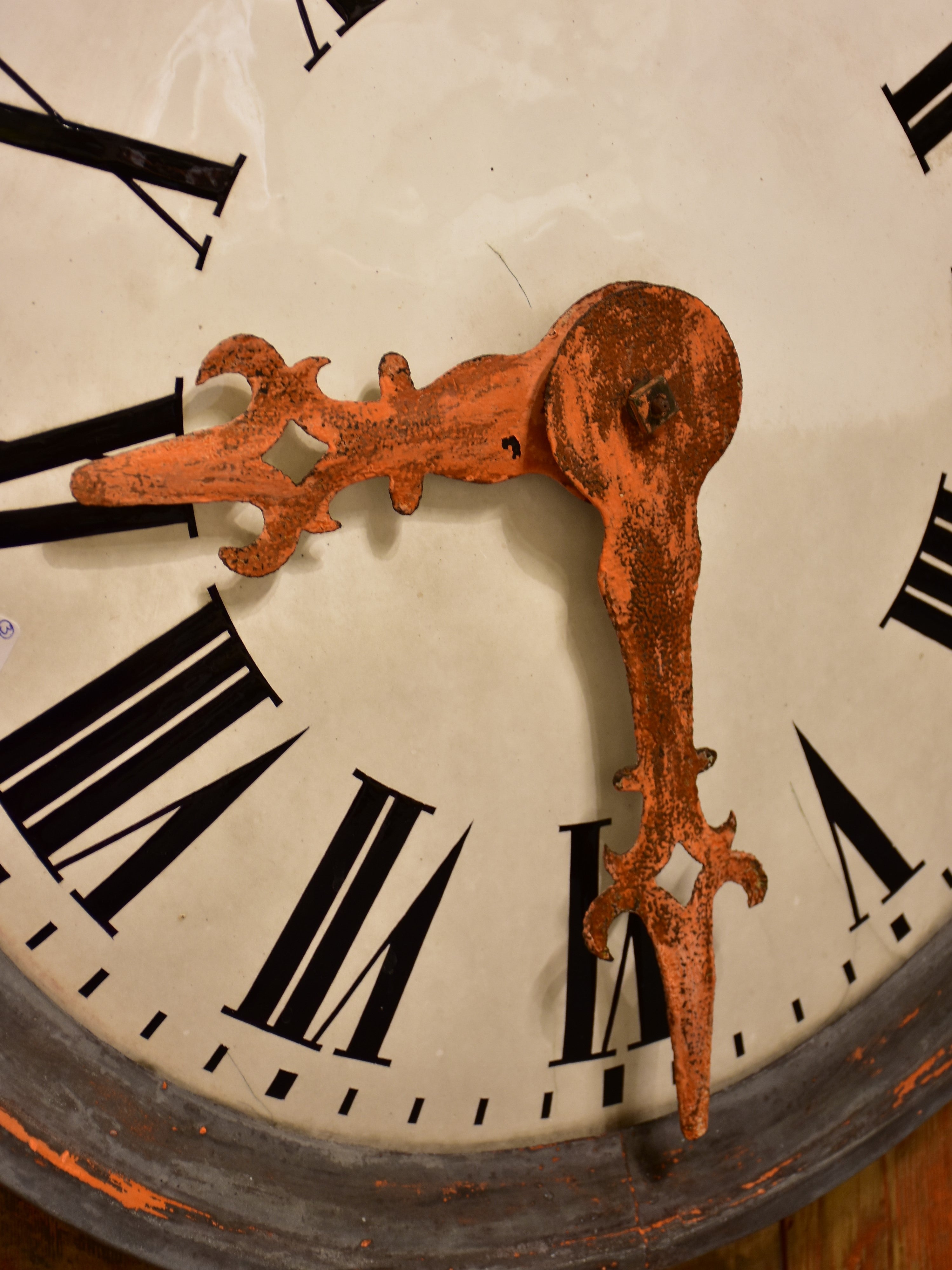 French school bell and clock