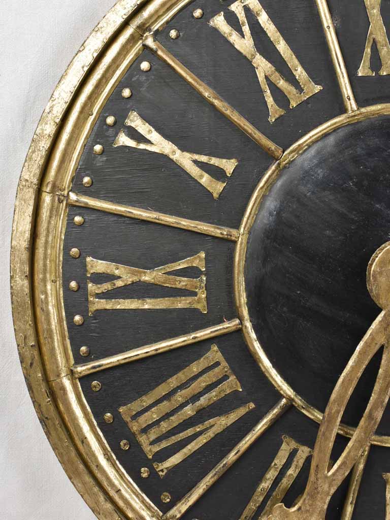 Very large clock face with Roman numerals 44"