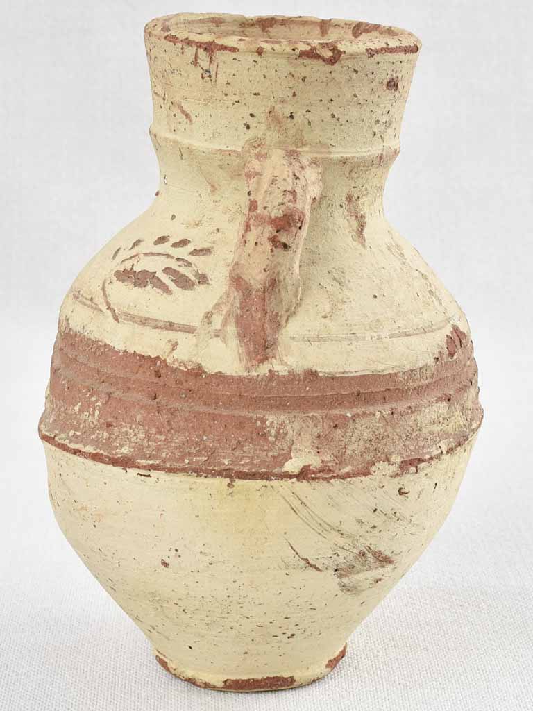 19th century terracotta pot with filter 8"