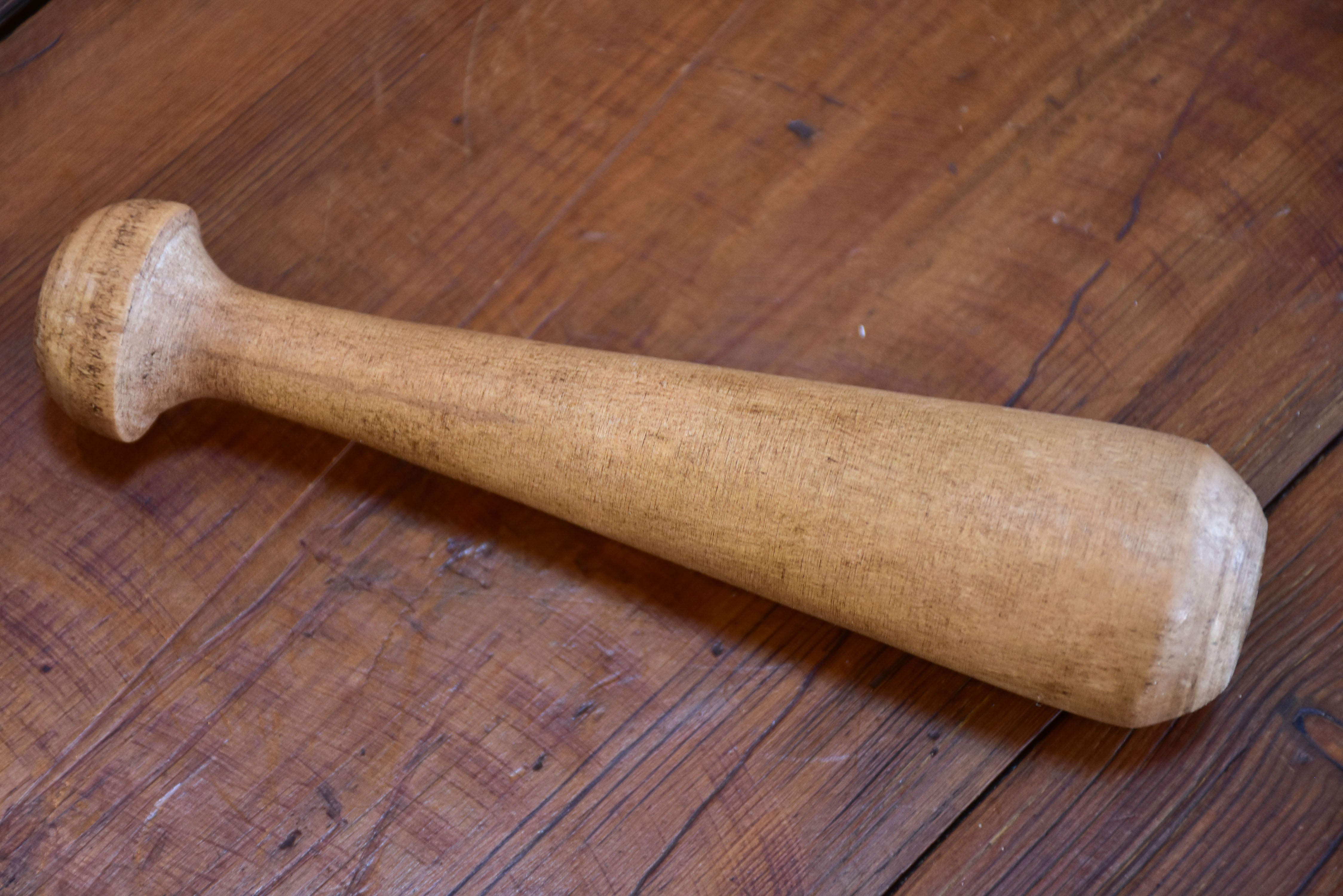 Marble mortar and pestle, French antique