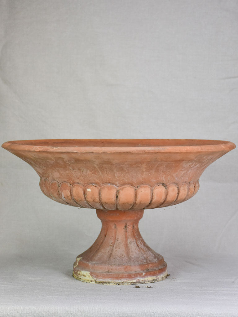 Antique French terracotta planter - Medici urn 19¼"