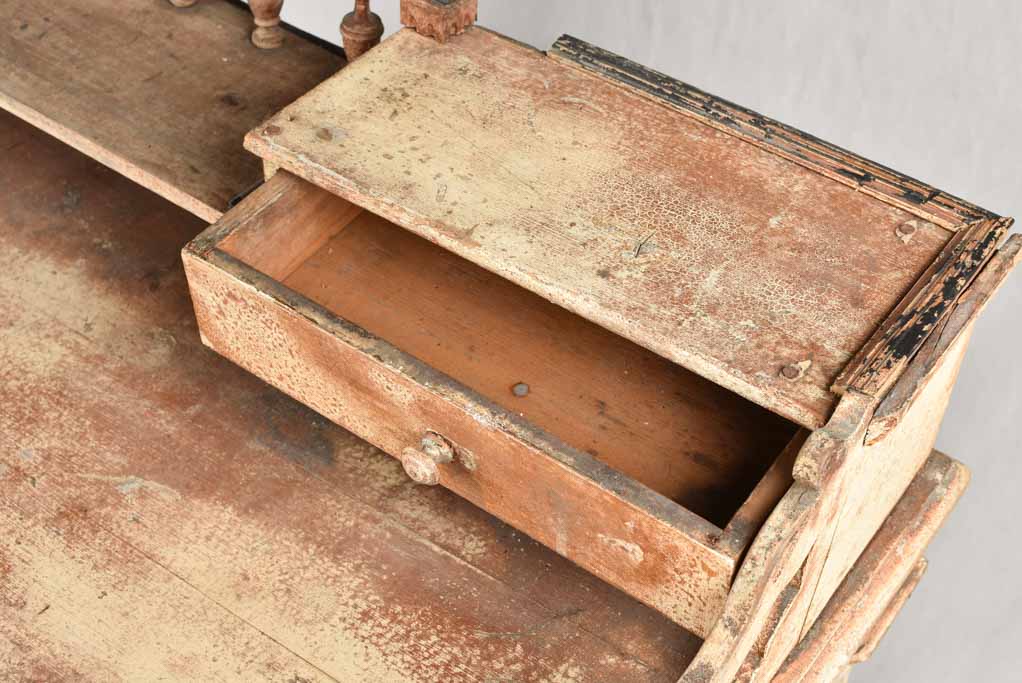 Rugged Early-century French Shop Counter