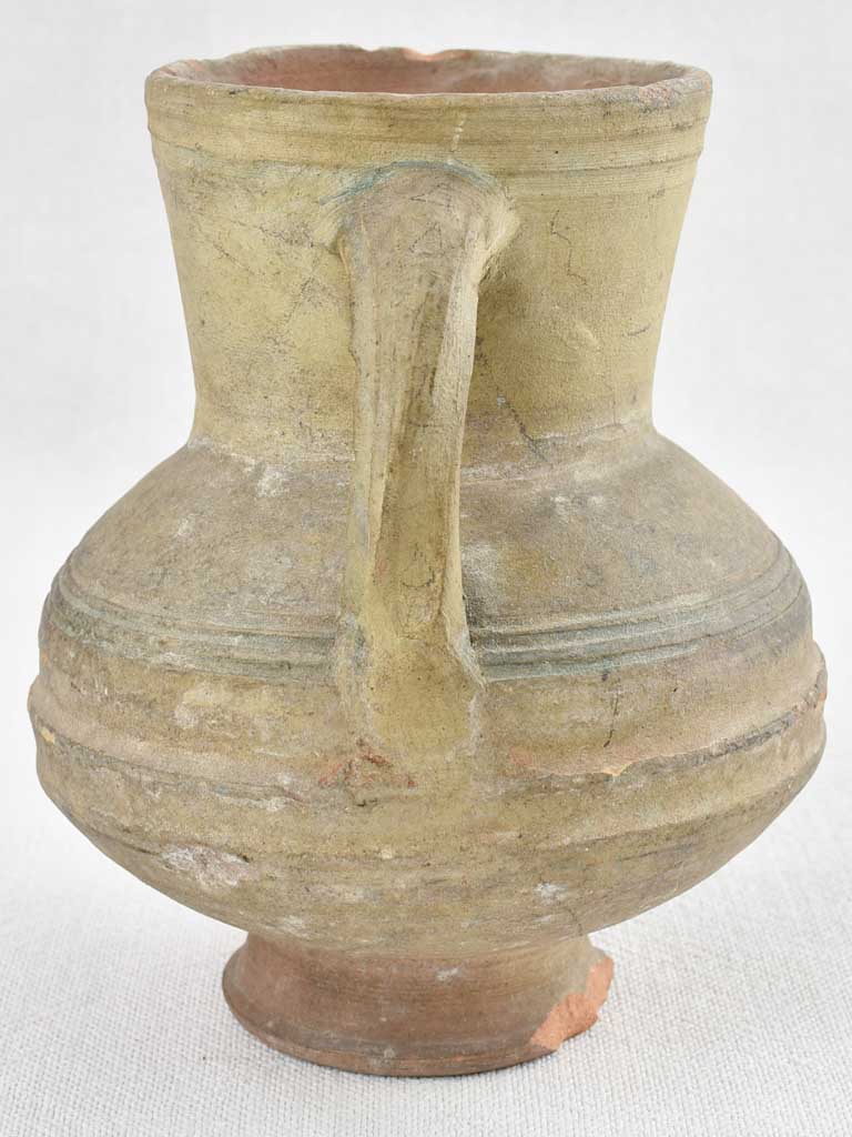 19th century terracotta infusion pot 6¼"