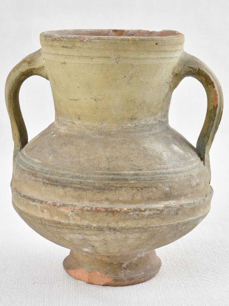 19th century terracotta infusion pot 6¼"