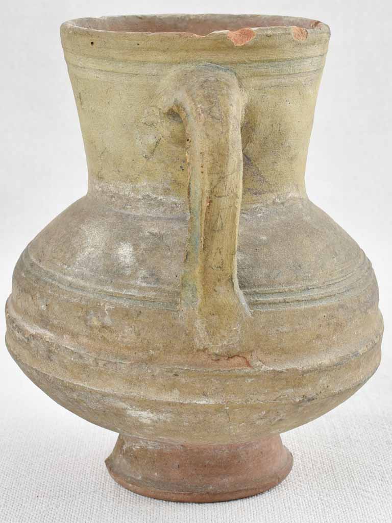 19th century terracotta infusion pot 6¼"