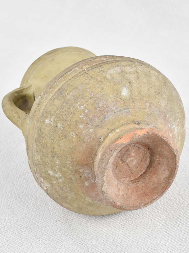 19th century terracotta infusion pot 6¼"