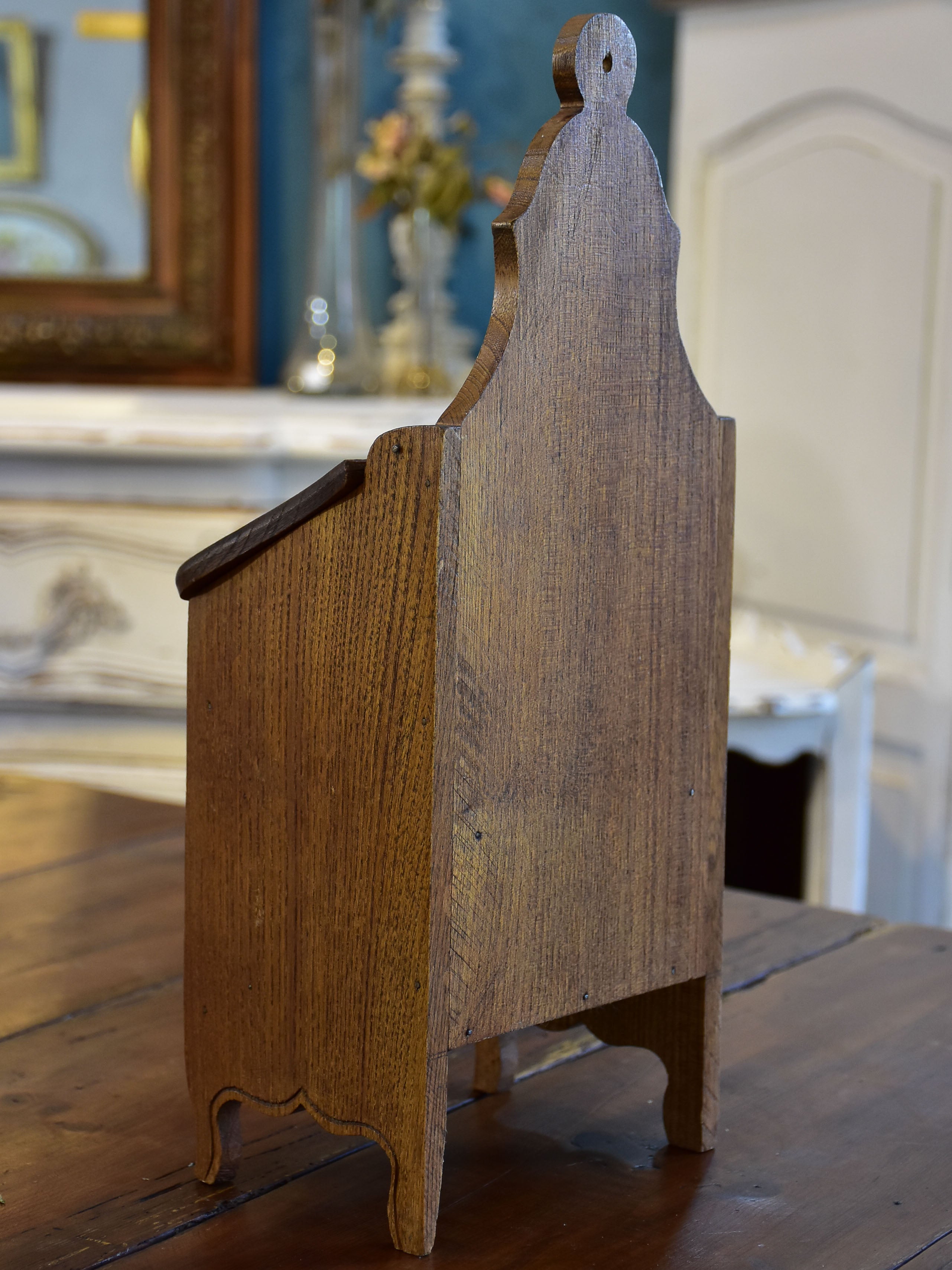 Provençal salt cellar and match box