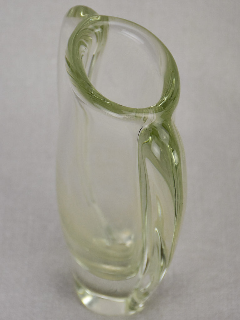 Mid century Swedish glass vase - 8¾"