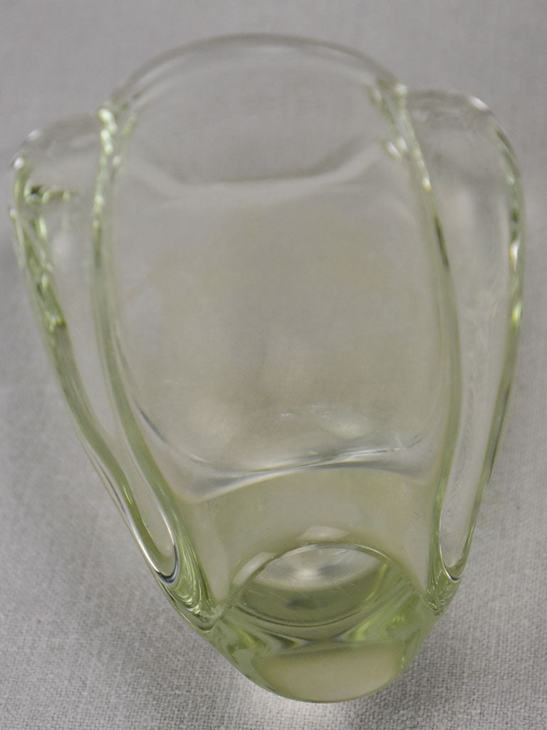 Mid century Swedish glass vase - 8¾"