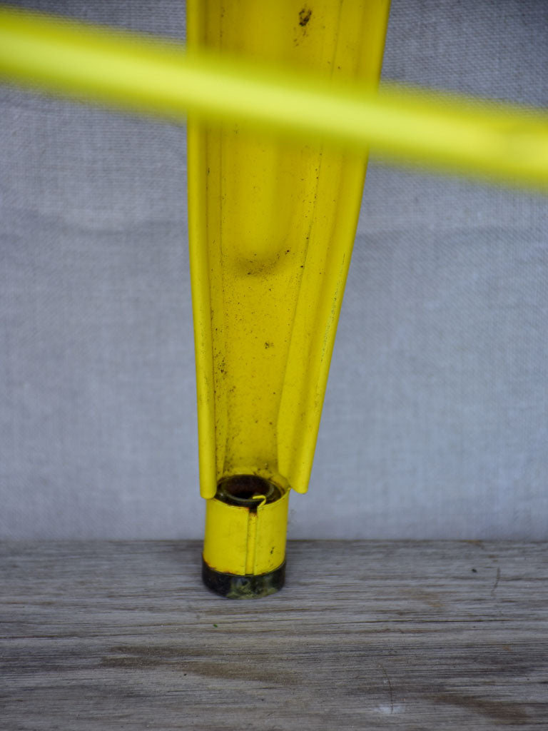 Yellow Tolix Bar stool