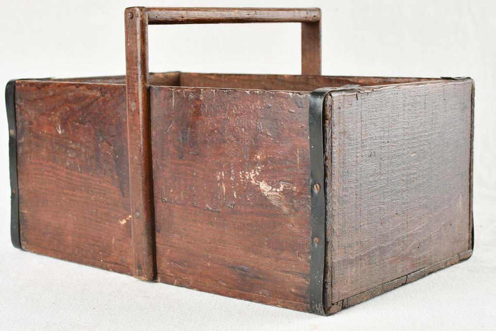 Old-fashioned toolbox to keep pottery tools