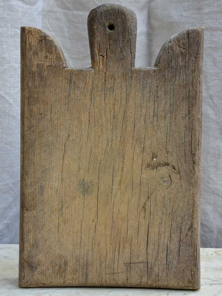 Small and thick antique French cutting board