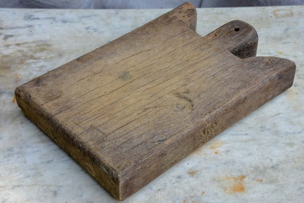 Small and thick antique French cutting board