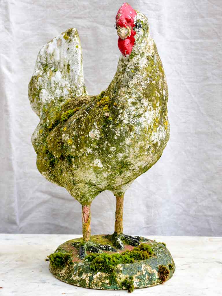 Early 20th Century sculpture of a chicken