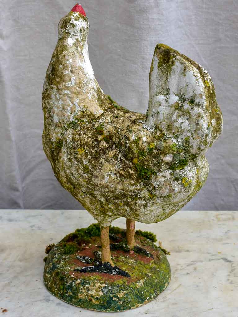 Early 20th Century sculpture of a chicken