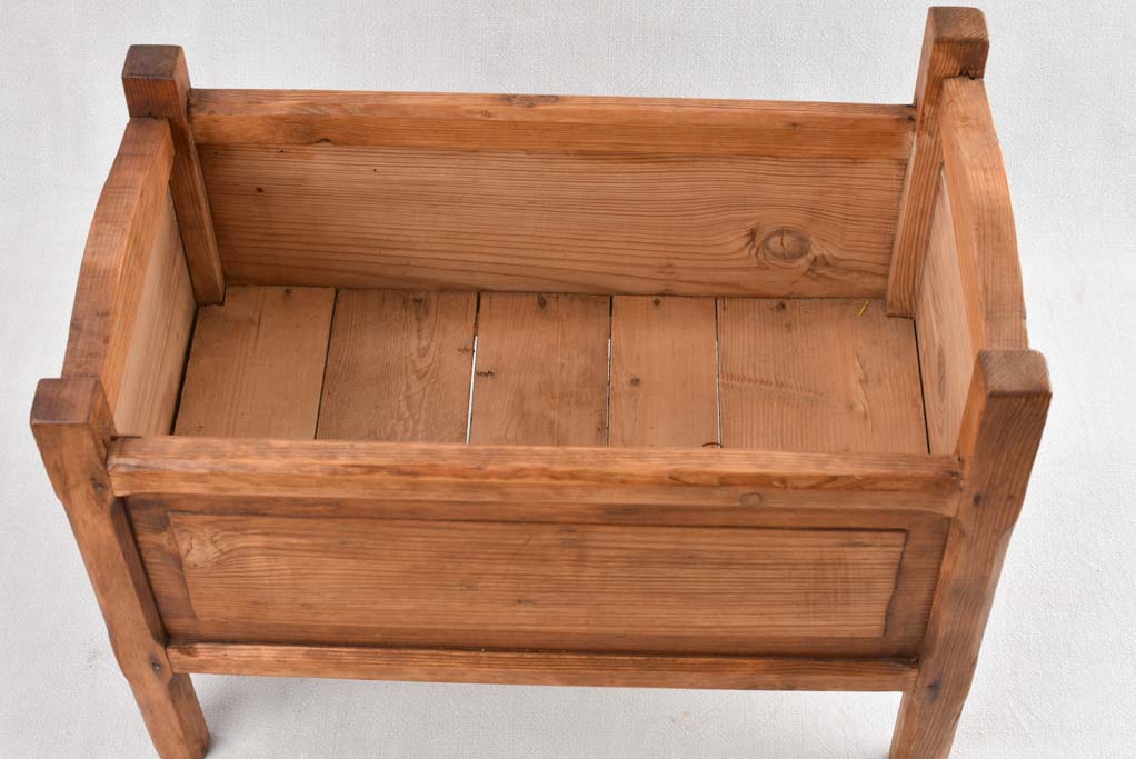 Unique antique pine children's toy bed