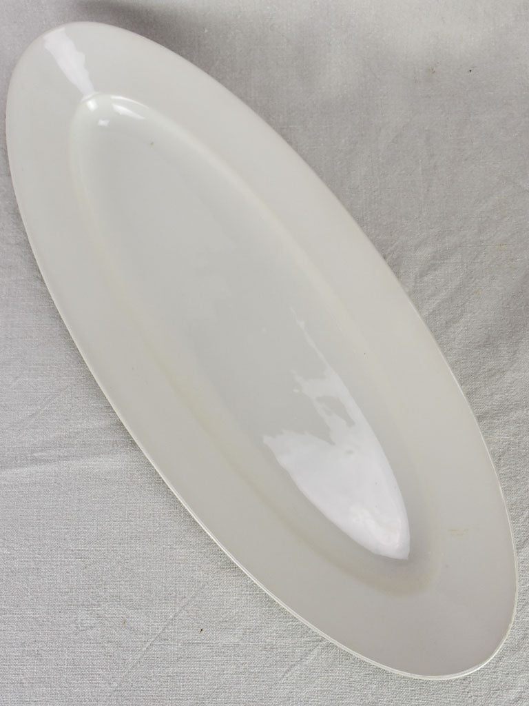 Large antique Limoges fish platter - oval