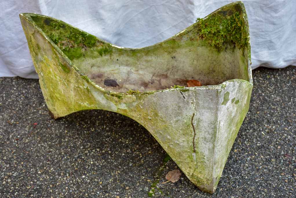 Pair of Willy Guhl triangular garden planters