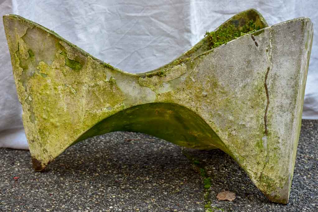 Pair of Willy Guhl triangular garden planters