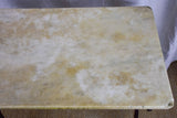 Antique French bistro table with marble top - rectangular