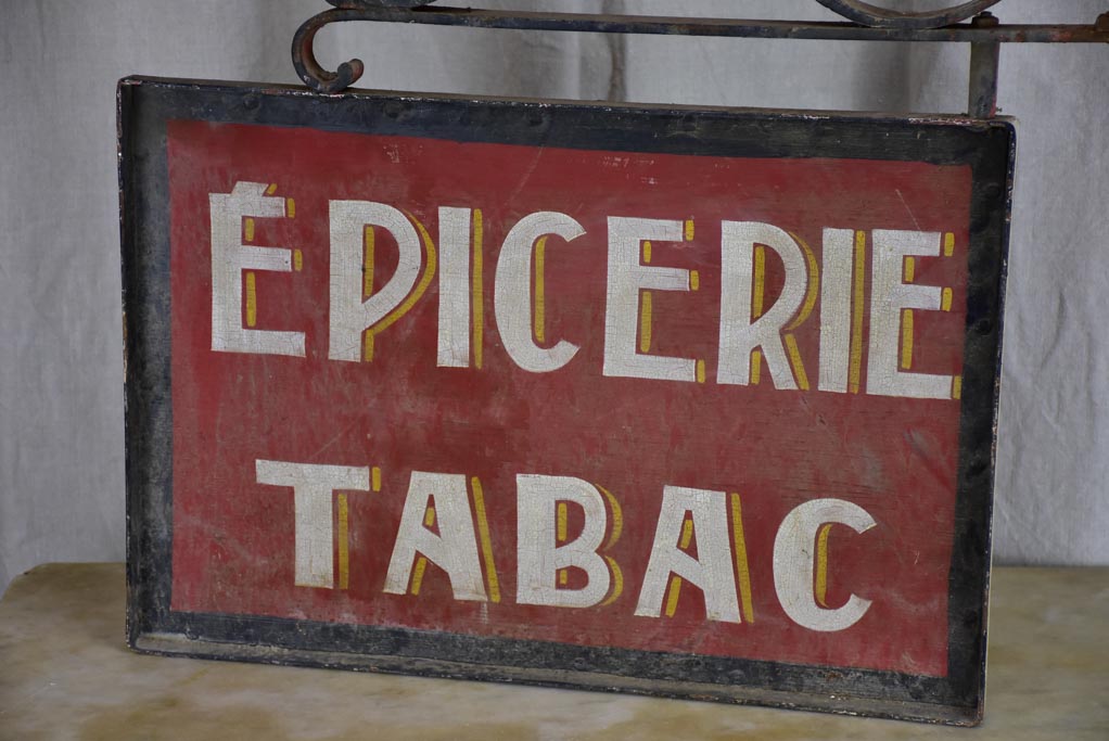 Antique French shop sign - Epicerie Tabac