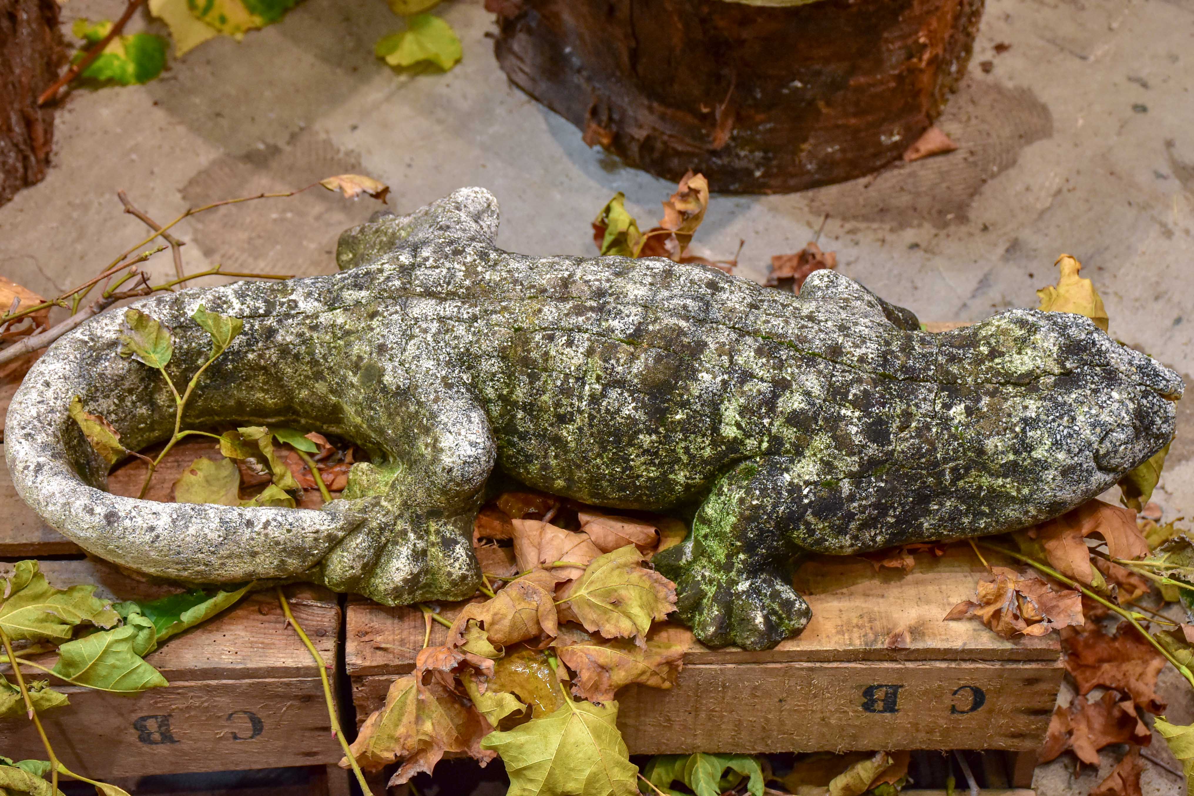 Vintage French garden salamander