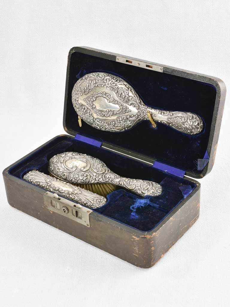 Charming 19th Century Travel Vanity Set