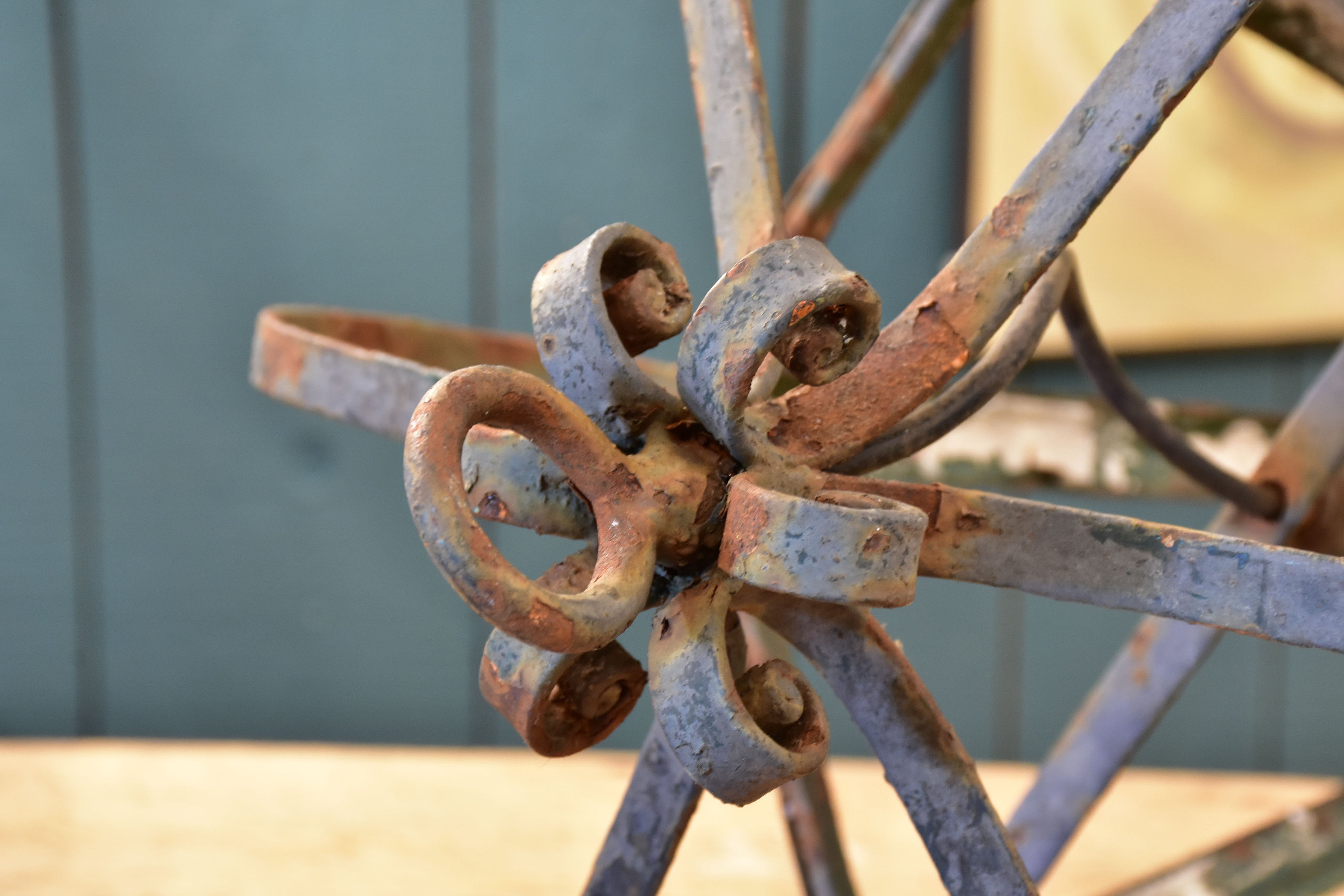 20th century wrought iron lantern