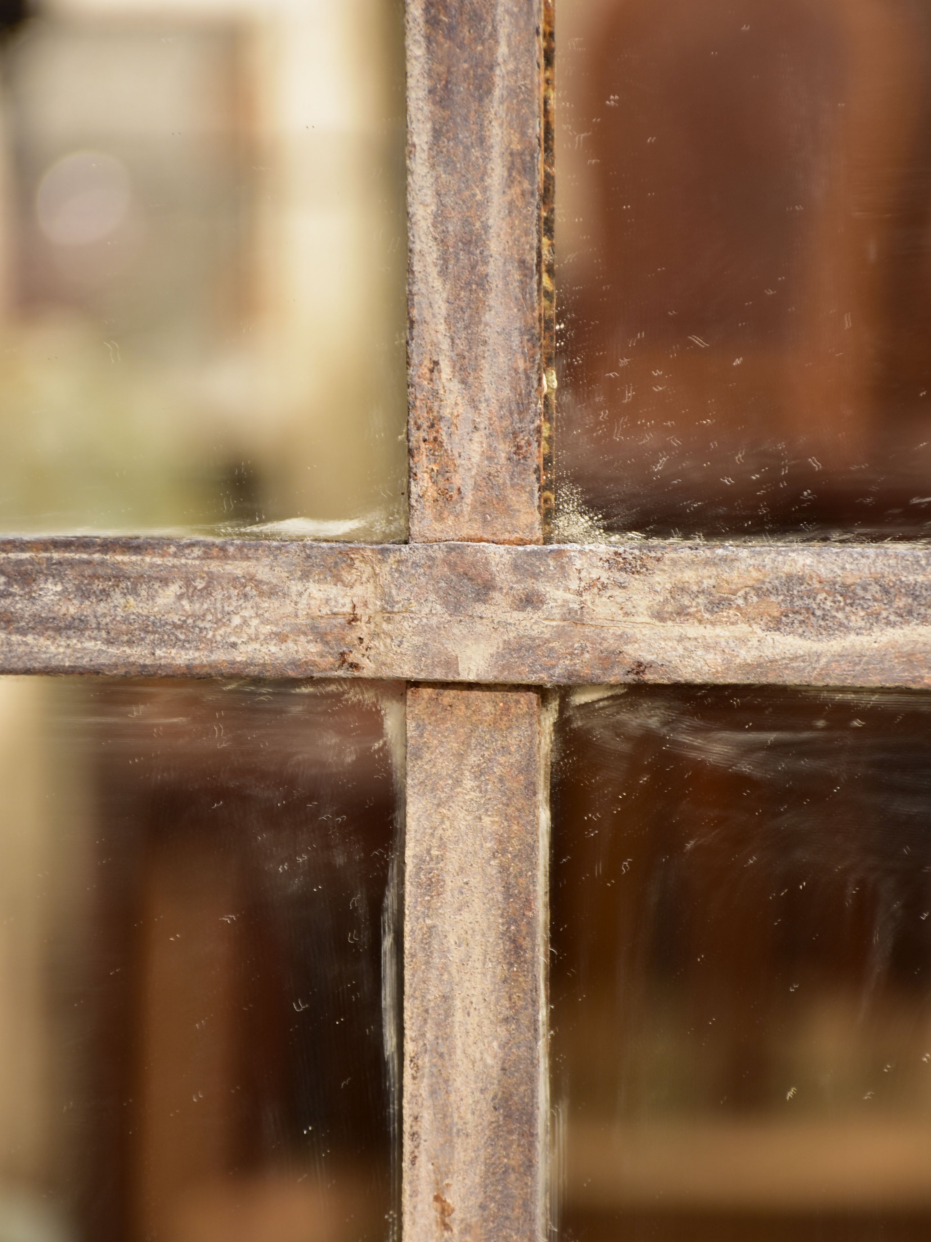 Framed French arch mirror – petite fenêtre