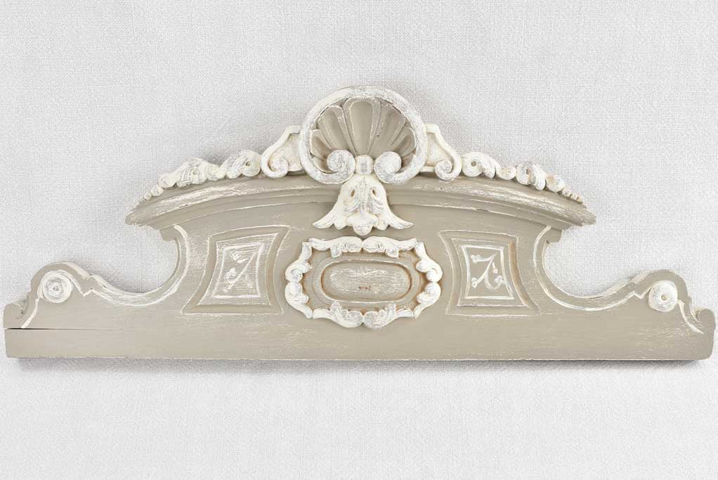 Napoleon III salvaged pediment 19¾"