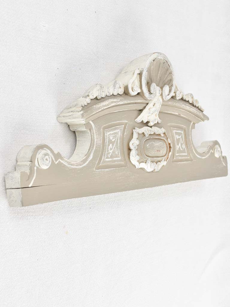 Napoleon III salvaged pediment 19¾"