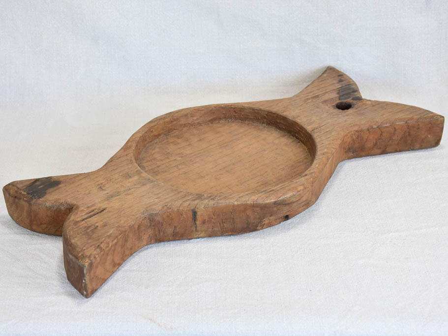 1950's primitive wooden trivet 21¼"