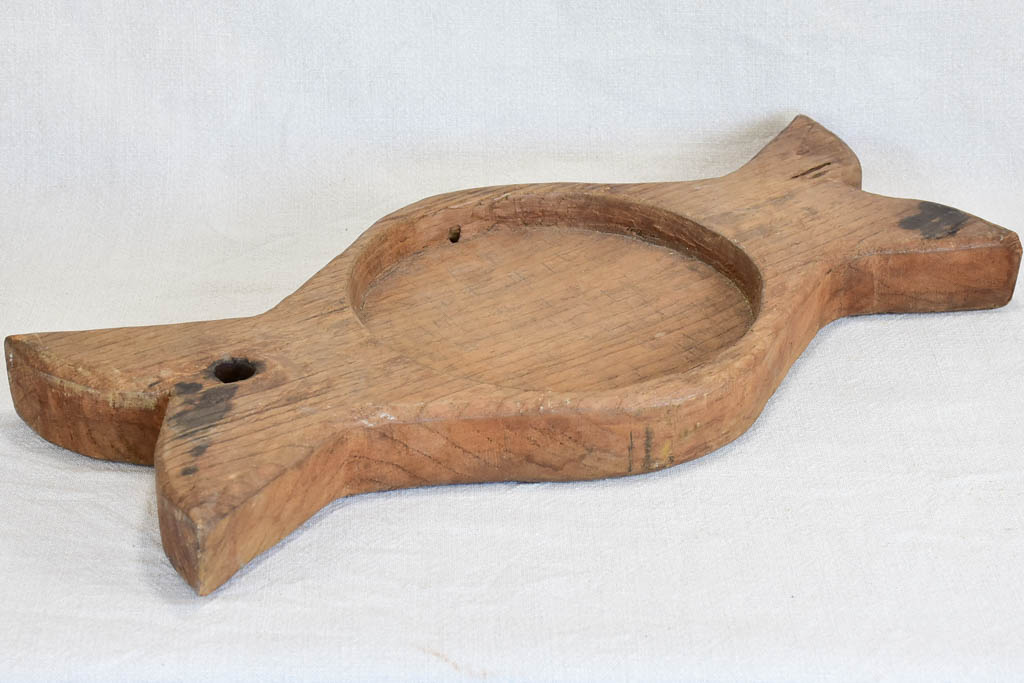 1950's primitive wooden trivet 21¼"