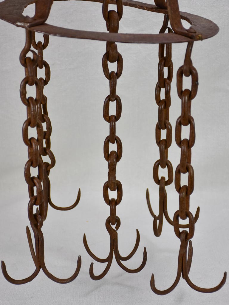 Late 19th Century French butcher's display hooks