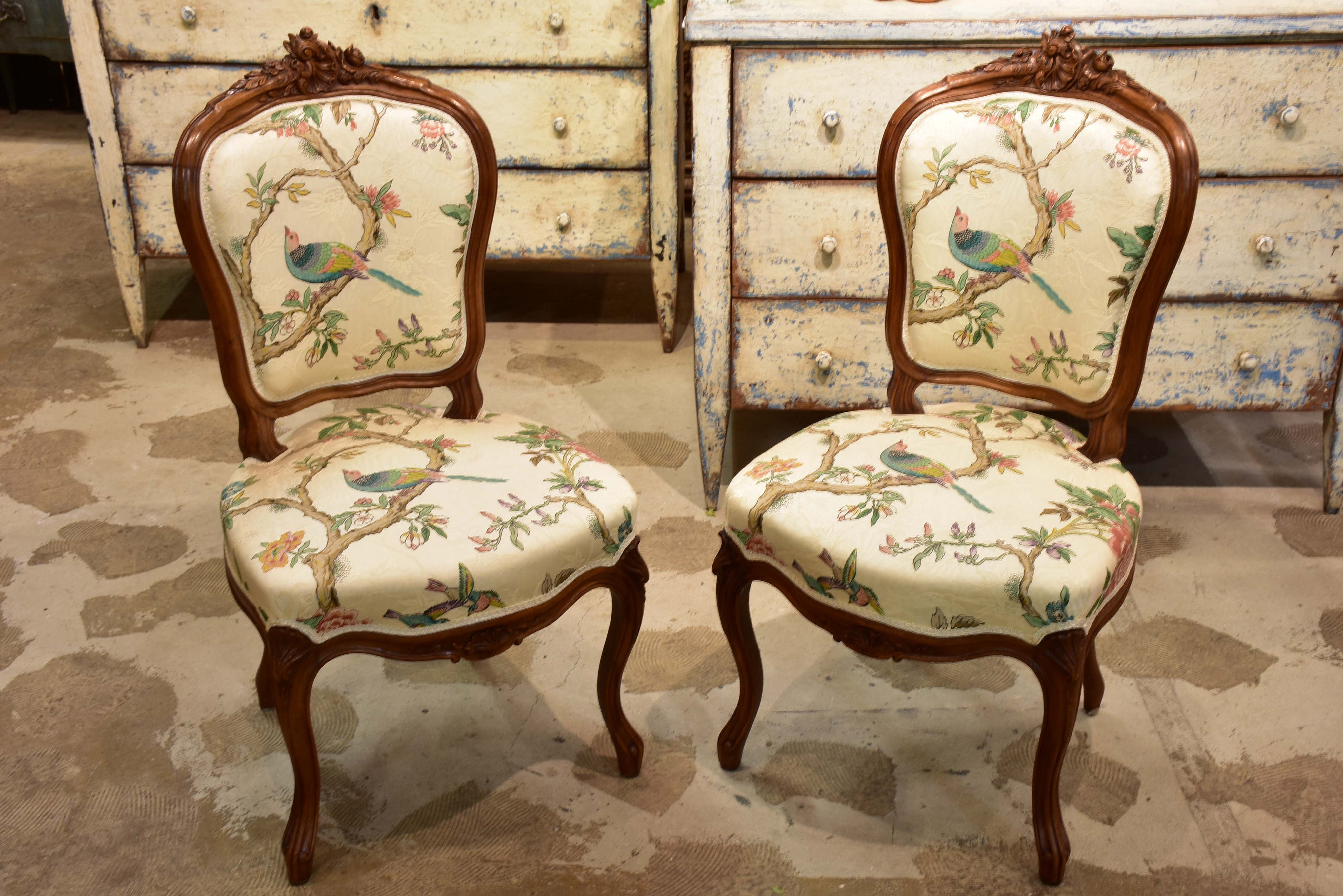 Pair of antique Louis XV chairs