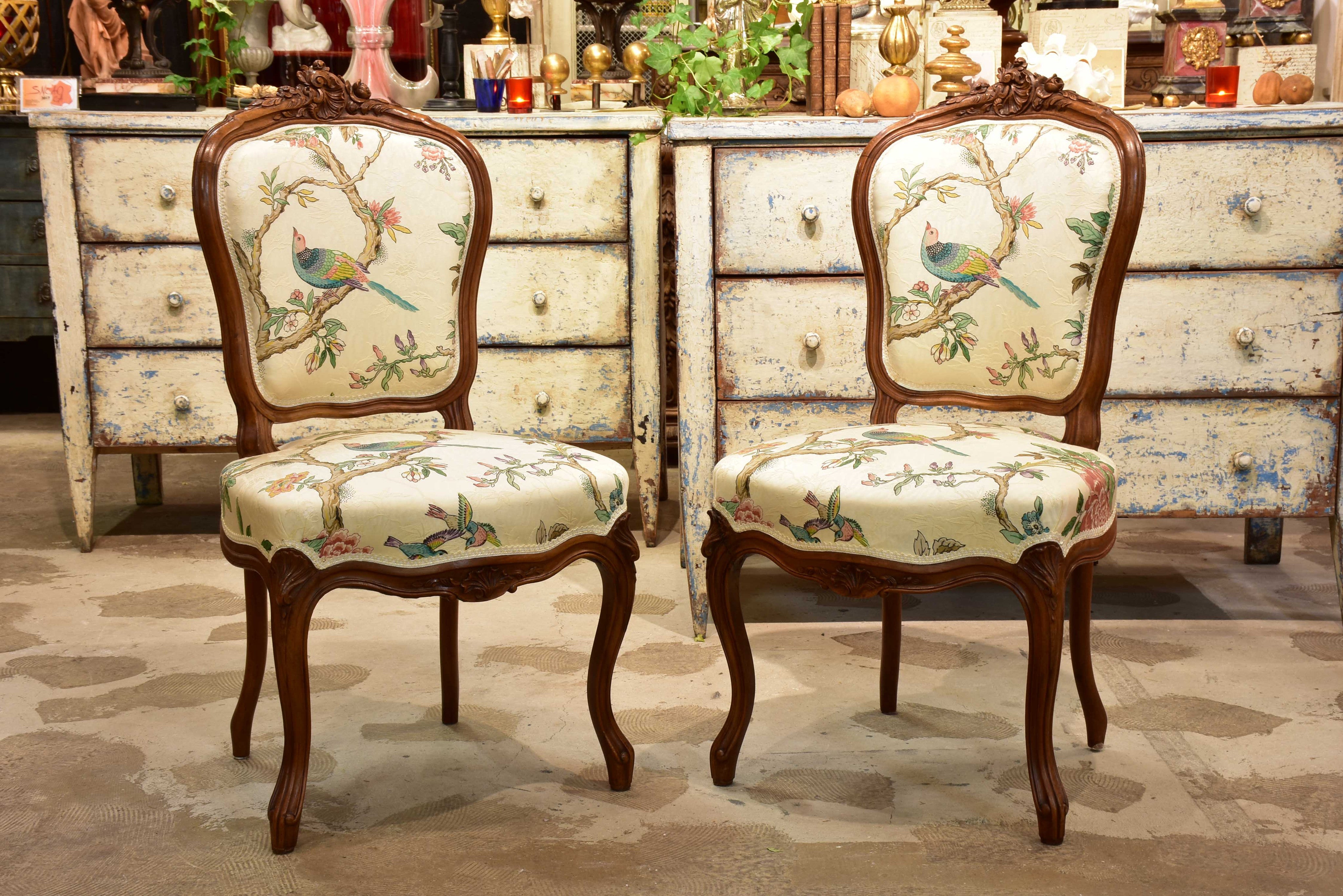 Pair of antique Louis XV chairs