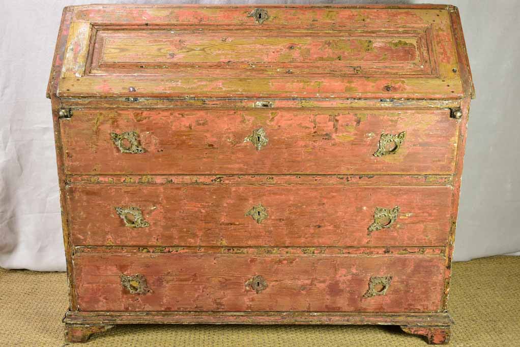 18th Century Swedish secretaire with original patina