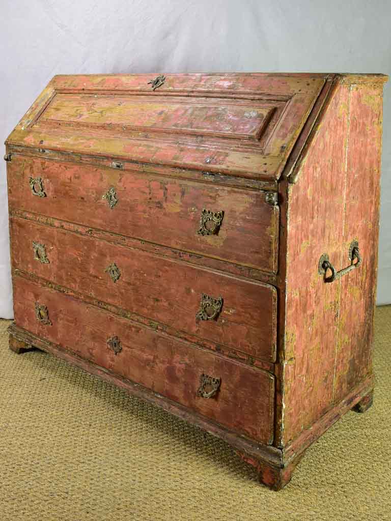 18th Century Swedish secretaire with original patina