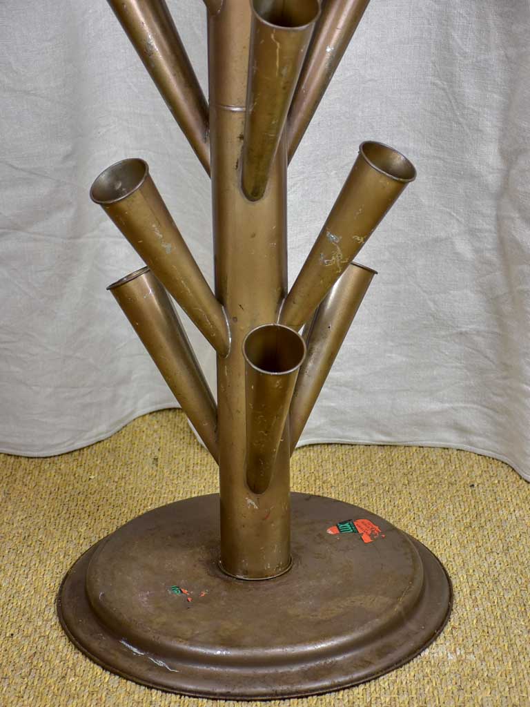 Large antique French florist vase display