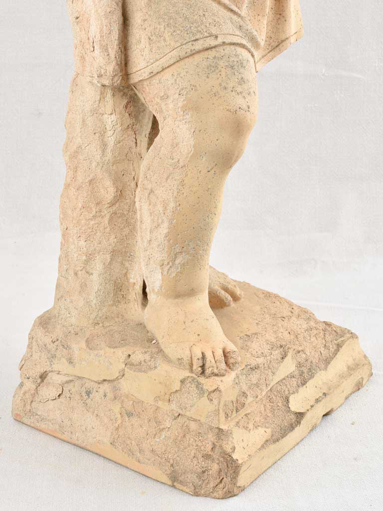 19th century sculpture of an angel / child 36¼"