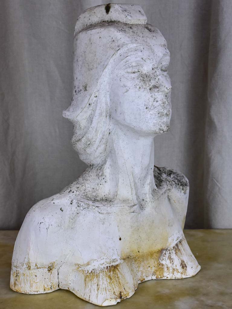 Vintage French sculpture of Marianne - symbol of the French republic