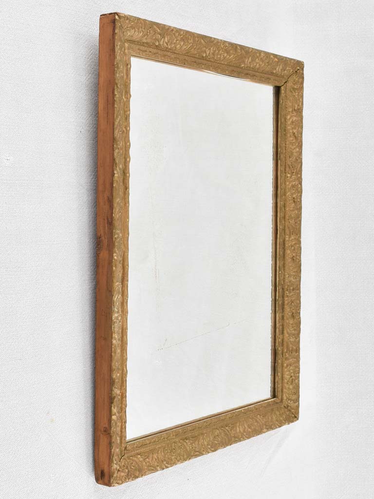 Antique nineteenth century mirror with wear