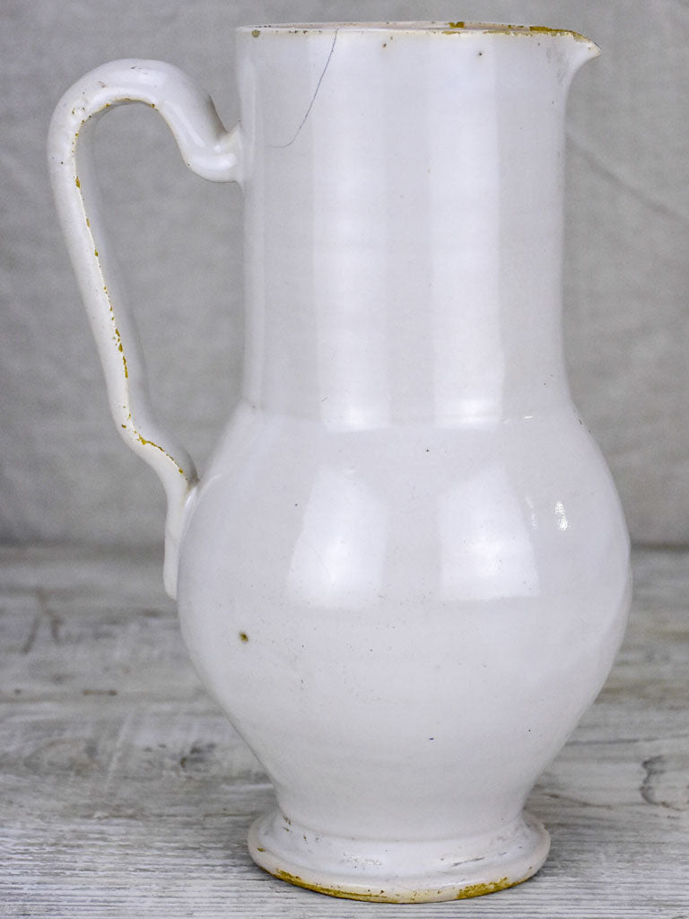 19th Century French faience pitcher from Varages